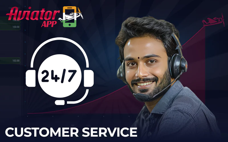 Customer support of Aviator casino applications