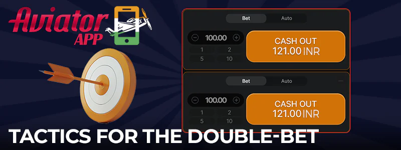 Tactics for a double bet in Aviator